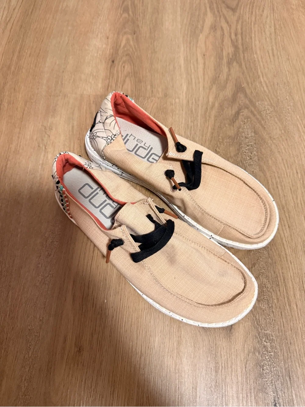 Hey Dude pinkish Slip-On women’s shoes
